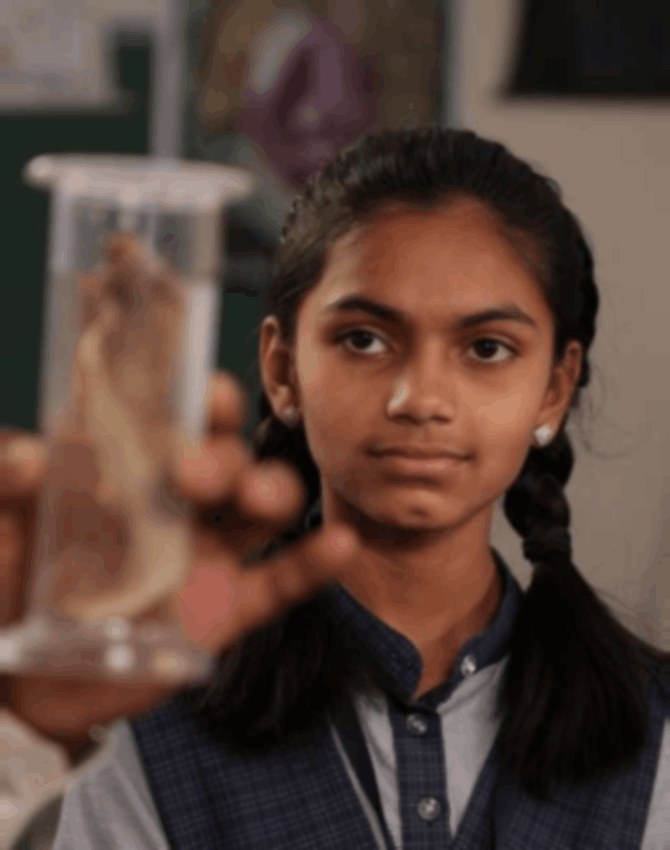 Student at Sri B. M. Patil Public School